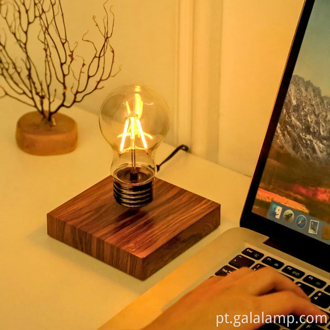 Lâmpada de levitação magnética - rotação de 360 ​​°, lâmpada de mesa, luzes noturnas, controle de toque